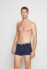 Nike Underwear TRUNK 3 PACK - Cuecas boxer - obsidian/green spark