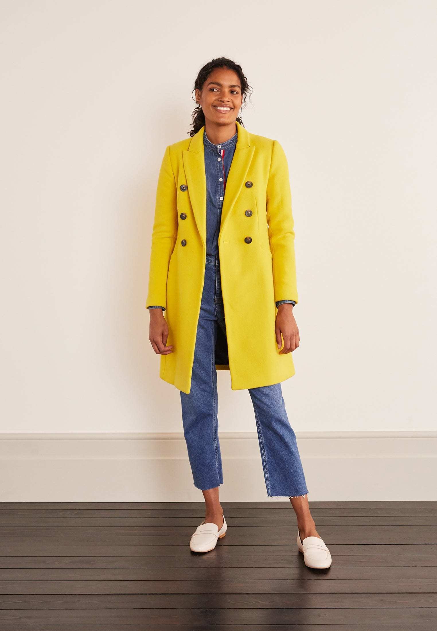 Landstreicher mich selber Dutzende mantel damen maisgelb Gründen hoch