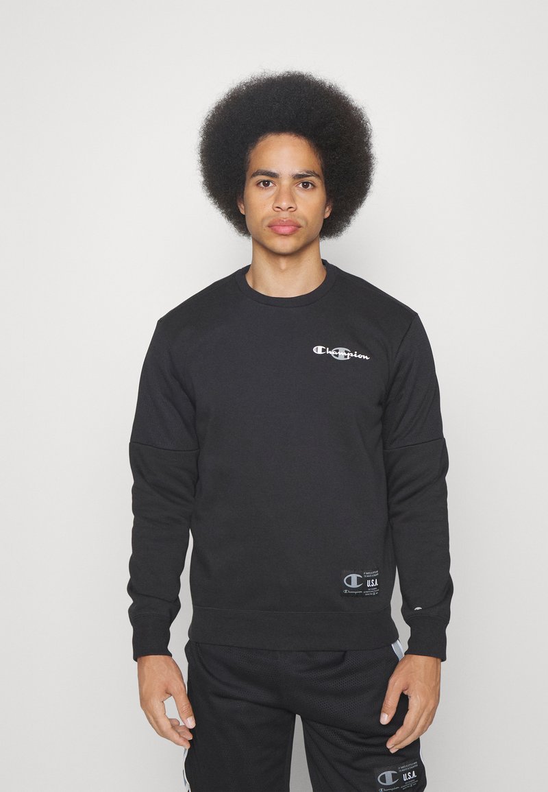 Champion BASKETBALL CREWNECK Sweatshirt black Zalando.co.uk