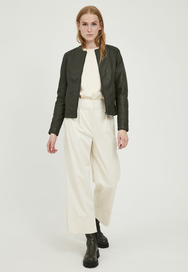 BYACOM - Faux leather jacket - deep depths3