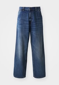 SINGLE KNEE PANT - Relaxed fit jeans - blue dark used washed