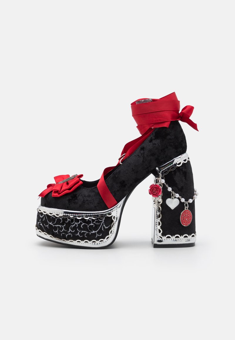 Koi Footwear THE TWILIGHT THE COLD ONES MIDNIGHT ORNATE - Tocuri înalte - black