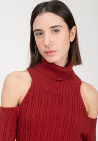 INFLUENCER OFF-SHOULDER - Trui - cognac