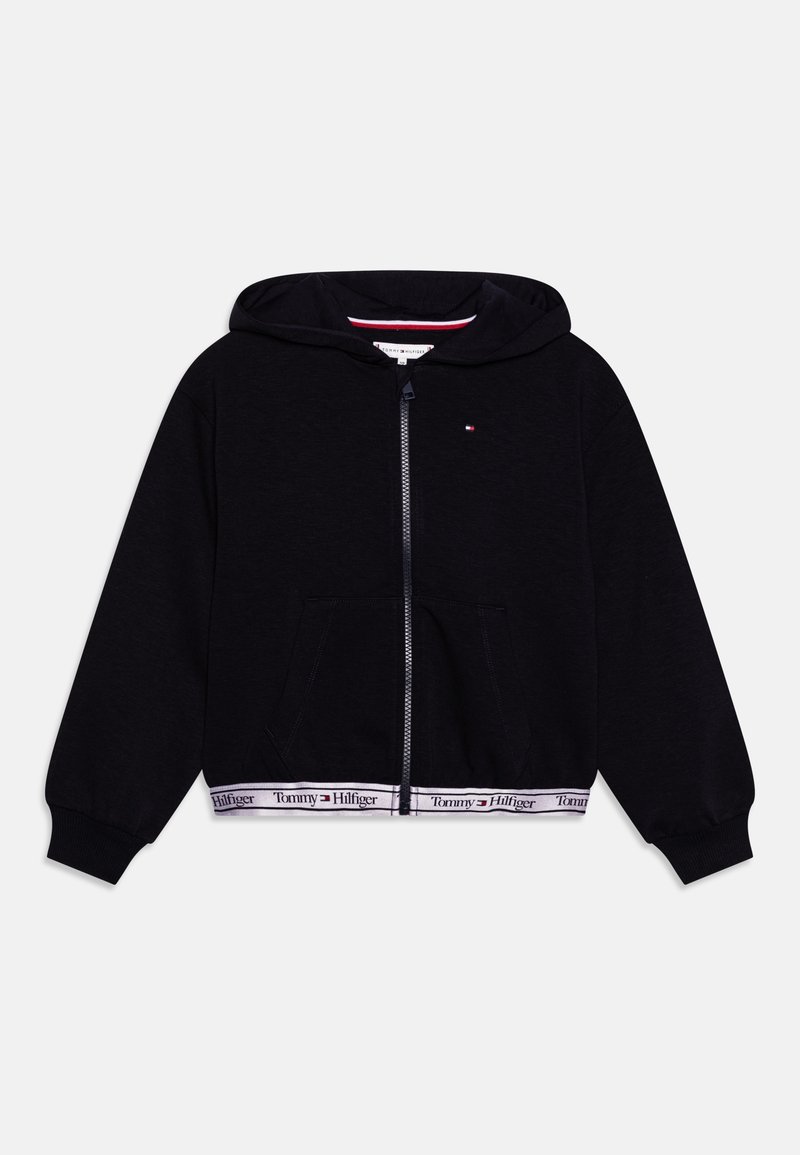Tommy Hilfiger GRAPHIC TAPE ZIP THRU - Zip-up sweatshirt - desert sky