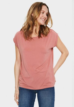 T-shirt basic - light mahogany