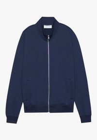 Mikina na zip - dark blue