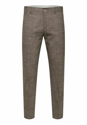 Selected Homme SLHSLIM-OASIS TRS NOOS - Bukse - dark sand melange