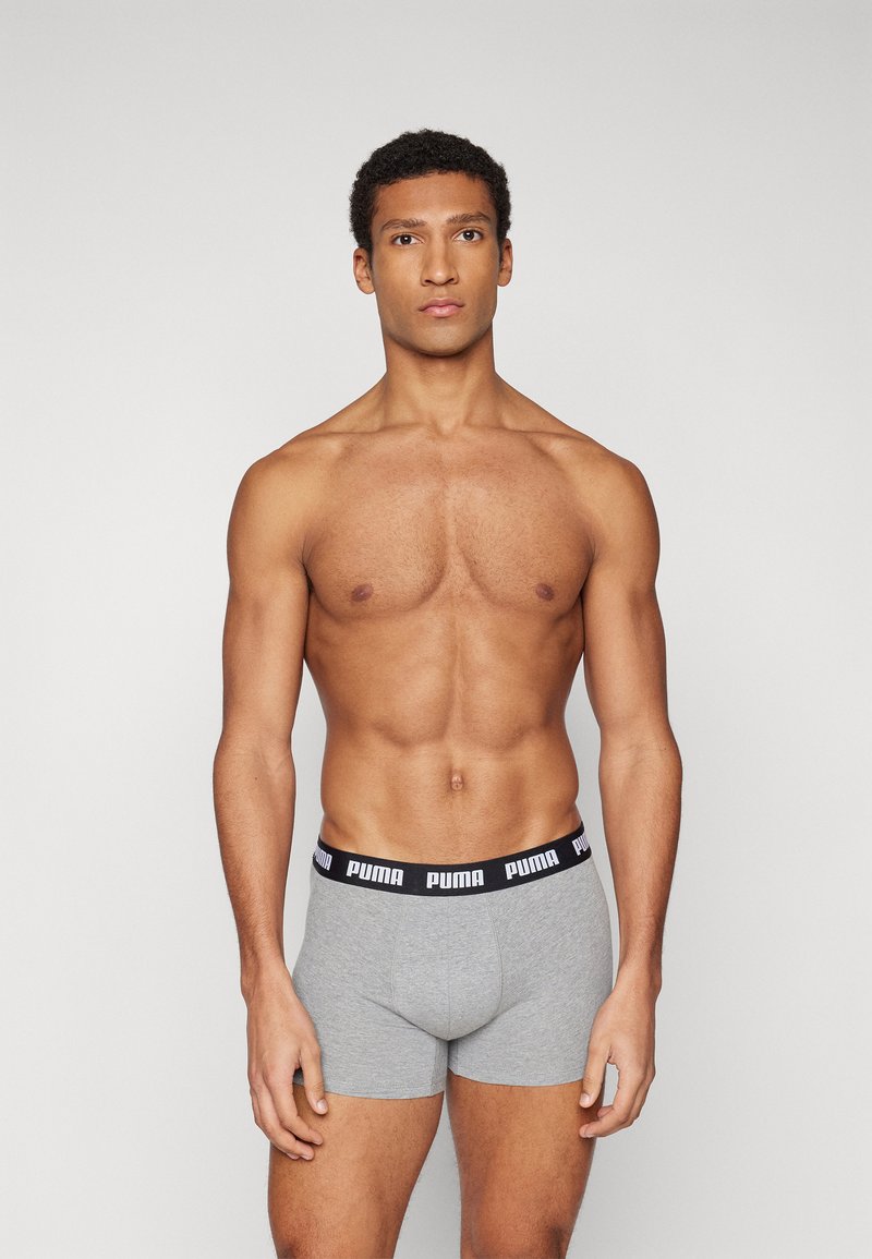 Puma MEN EVERYDAY 3 PACK - Boxer alsónadrág - green/grey/black