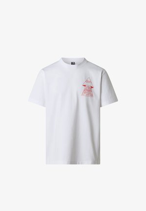 The North Face, MOUNTAIN PLAY SHORT SLEEVE TEE-GRAPHIC - Trükipildiga T-särk - tnf white