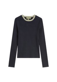 MARC O’POLO X DFB TRAVEL COLLECTION PULLOVER, LONGSLEEVE, ROUND NECK - Džemper - deep night blue