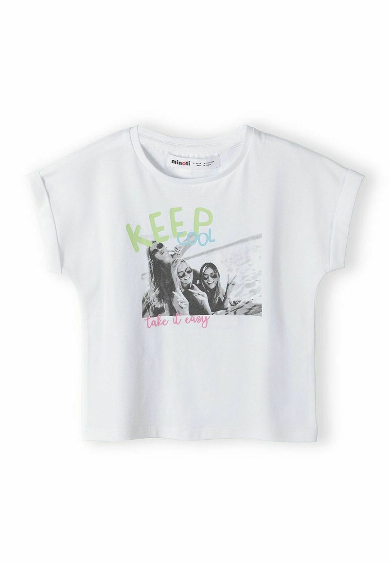 MINOTI T-shirt print wit MINOTI T-shirt print wit