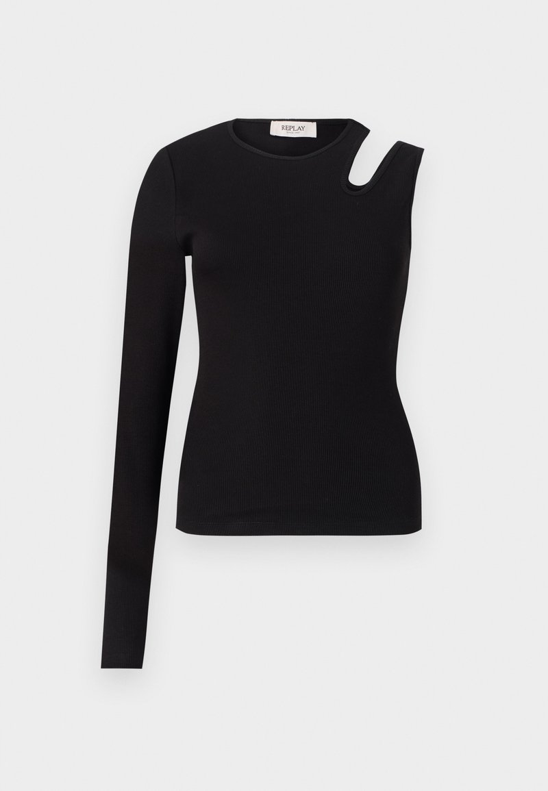 Replay Longsleeve zwart Replay Longsleeve zwart