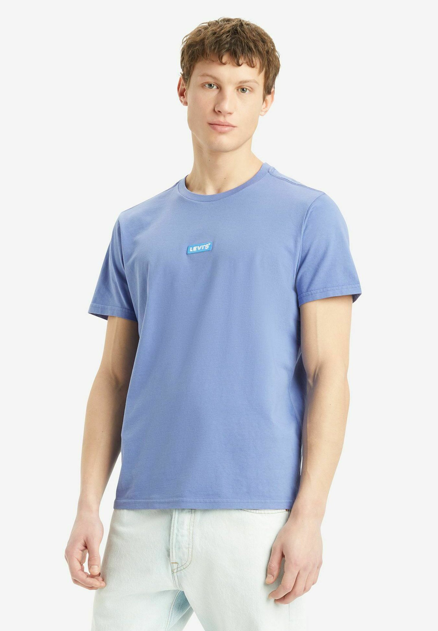 Levi's RELAXED BABY TAB - Basic T-shirt - dress blue/lilac - Zalando.ie Levi's RELAXED BABY TAB - Basic T-shirt - dress blue/lilac - Zalando.ie
