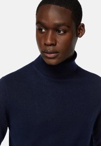 Boggi Milano POLO NECK - Džemperis - navy blue