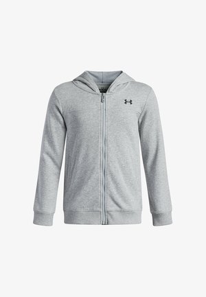 Under Armour, RIVAL LIGHTWEIGHT - Zip-up sweatshirt - mod gray light heather
