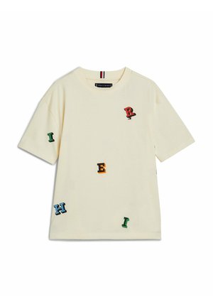 MONOTYPE LETTER - T-shirts print - calico