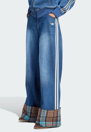 Wide Leg - indigo denim/multicolor