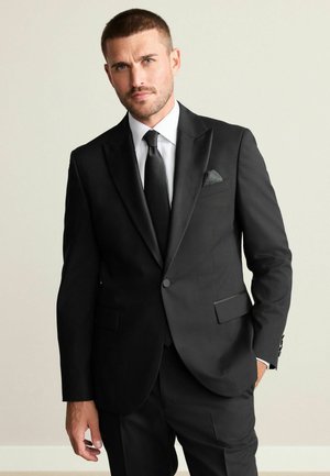 REGULAR FIT  SIGNATURE - Blazer - black