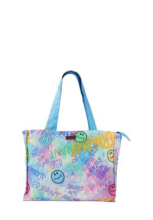 SCHULTER  - Sac à main - hellblau/mehrfarbig