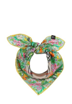 Oktoberfest Plaid Karo Dschungel Print - Scarf - powder mint