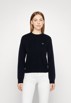 Lacoste Stickad tröja - navy blue