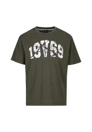 RAFAEL - Print T-shirt - military green
