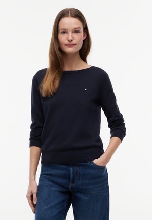 Tommy Hilfiger, STITCH BOAT - Svetrík - desert sky