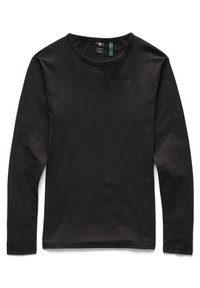 G-STAR BASE ROUND TEE - Ilgarankovis viršutinės dalies drabužis - black