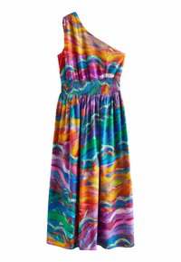 Next ONE SHOULDER REGULAR FIT - Päevakleit - blue pink