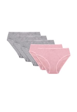 5-PACK - Slip - grey elastic grey grey grey pink elastic pink pink
