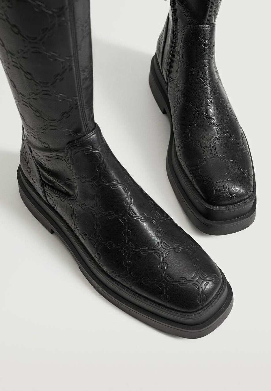 Mango Botas con plataforma - noir/negro - Zalando.es