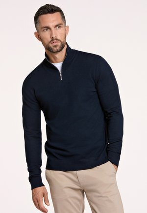 SUPER SOFT HALF ZIP - Maglione - navy