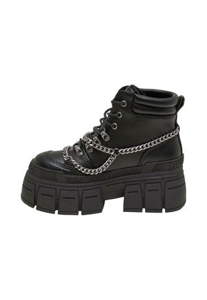 GOSPHER HIKE MID   - Platform ankle boots - black