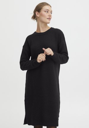 OXMILIKA - Strickkleid - black