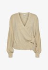 YASASSI WRAP CARDIGAN - Cardigan - birch
