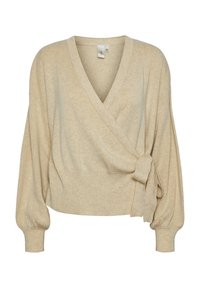 YAS YASASSI WRAP CARDIGAN - Cardigan - birch