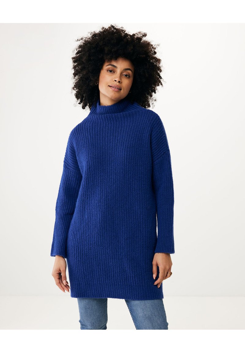 Mexx Gebreide jurk blauw