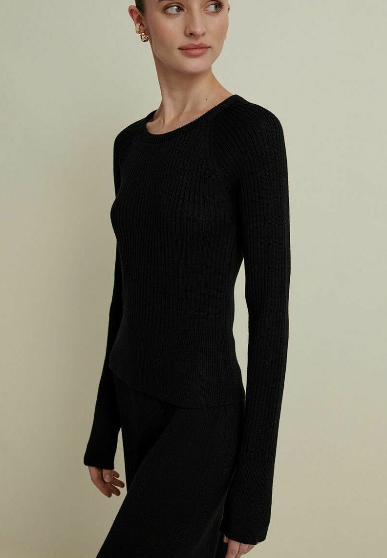 LA MANIA Sweter/czarny Zalando.pl