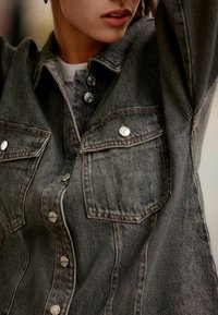 Next SEAM FRONT TALL - Skjortebluser - washed black