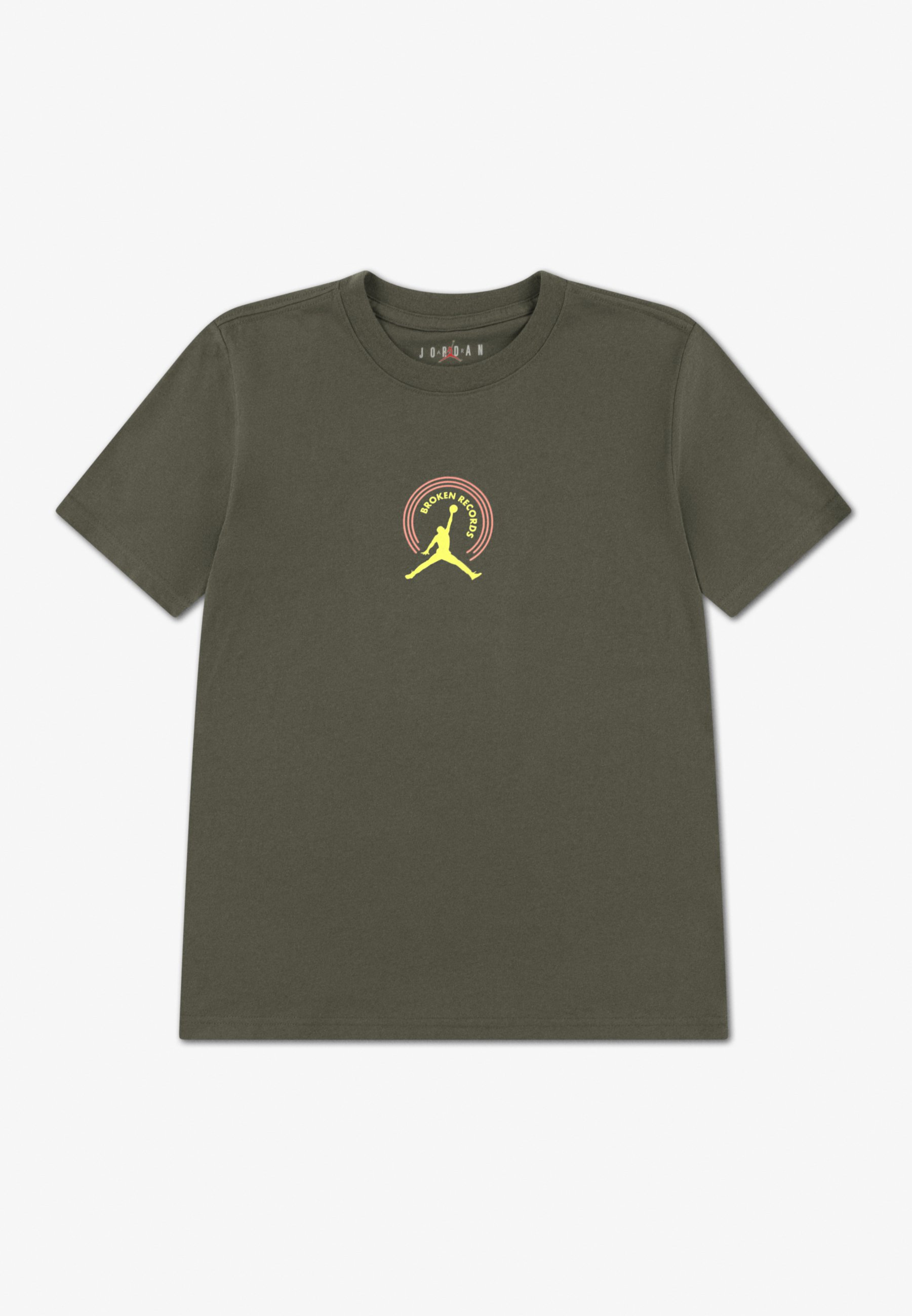 トップス BEEDEN / LOGO CRACK JUST FIT TEE Jordan BROKEN RECORDS TEE - Print T-shirt - khaki - Zalando.co.uk