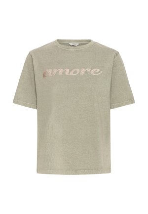 b.young, BYSOLKO - Camiseta estampada - vetiver
