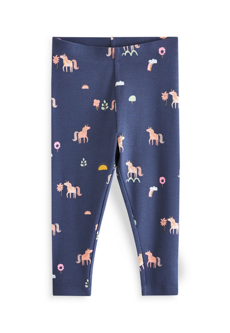 Next Leggings - Hosen - navy unicorn