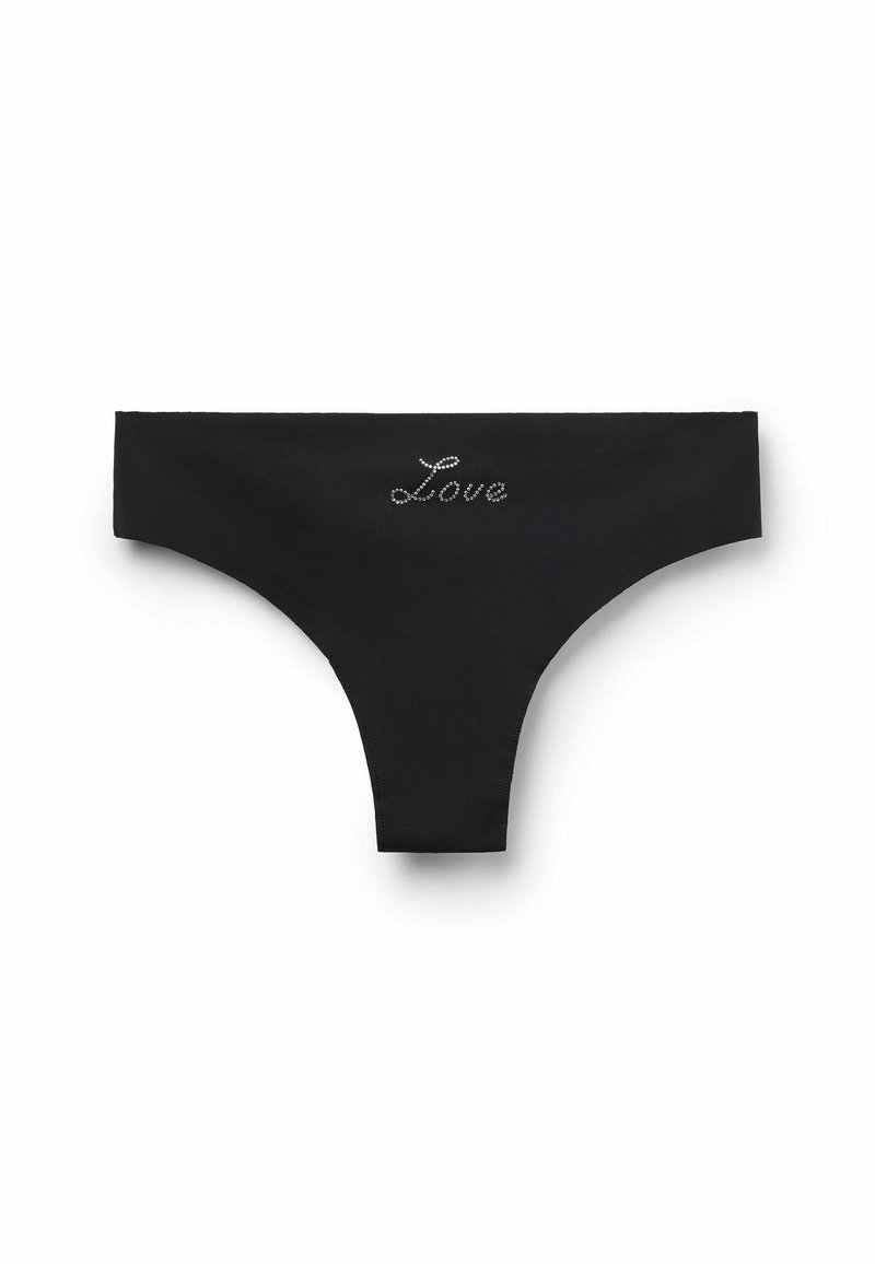 Tezenis LASER CUT BRAZILIAN - String - black/noir - ZALANDO.FR