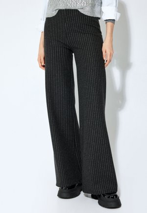 WIDE - Trousers - grey