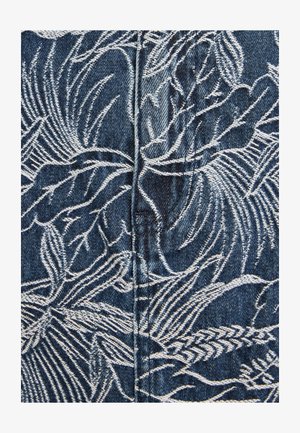 Love & Roses, A-snit nederdel - mid blue