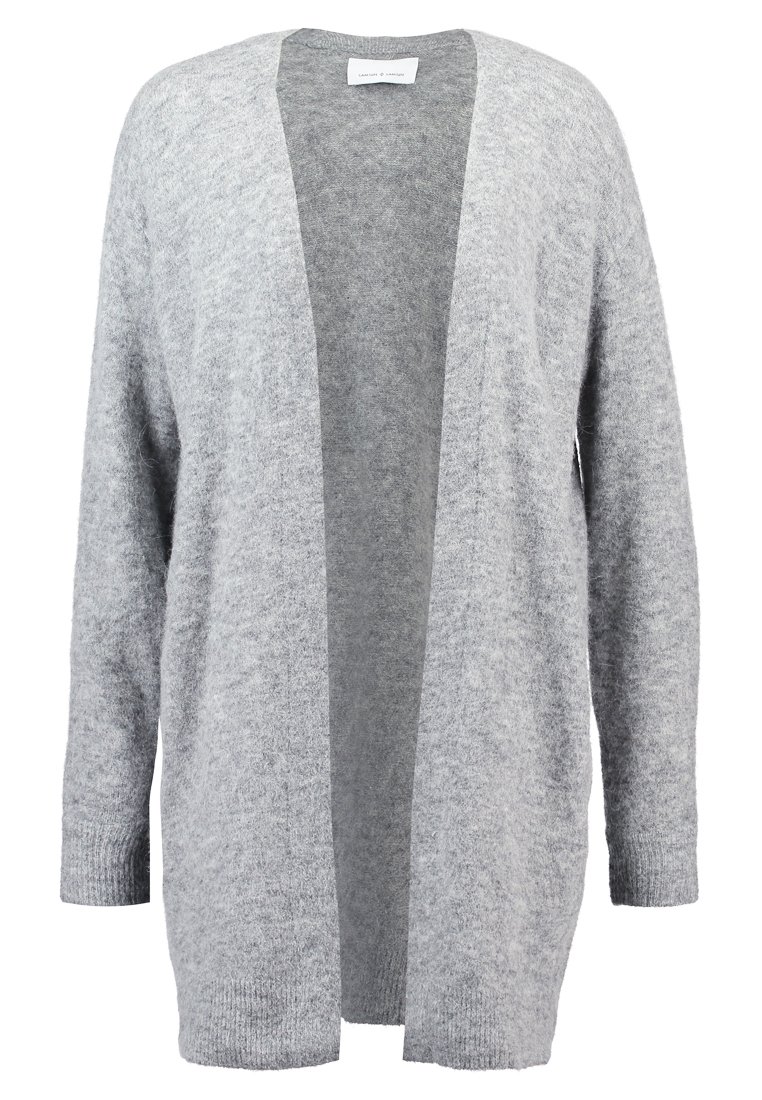 Samsøe Samsøe NOR CARDIGAN - Vest - grey melange/grijs - Zalando.nl