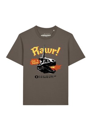 RAWR - T-shirt print - mocha