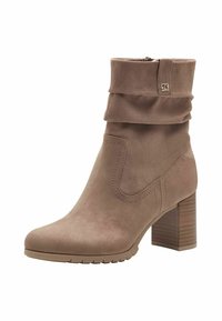 s.Oliver Boots à talons - taupe