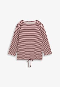 Non selezionato, light pink preppy plum stripe
