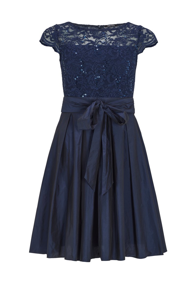 Swing Cocktailjurk blauw